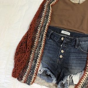 sleeveless cardigan